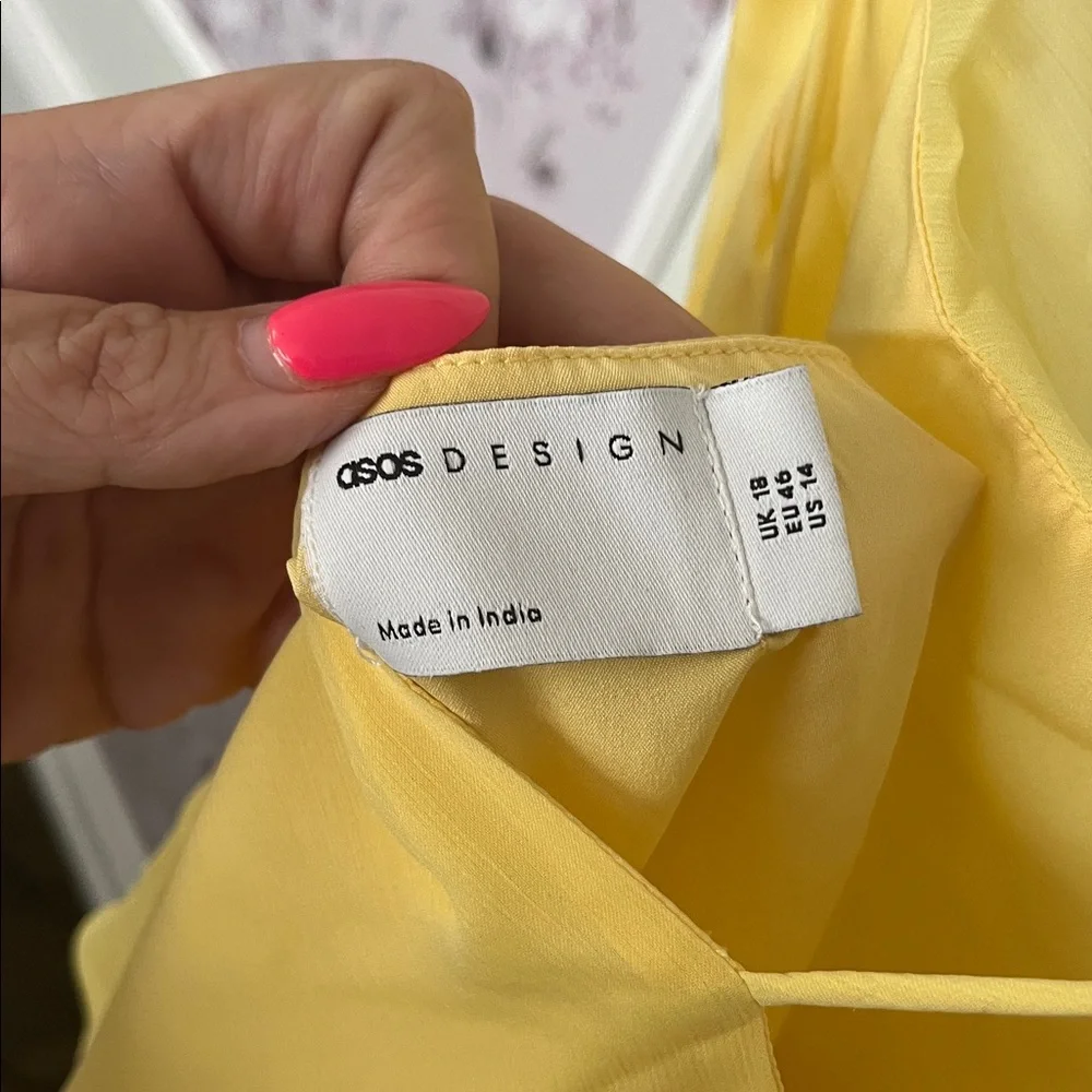 ASOS Yellow Prom Dress - Picture 3 of 3
